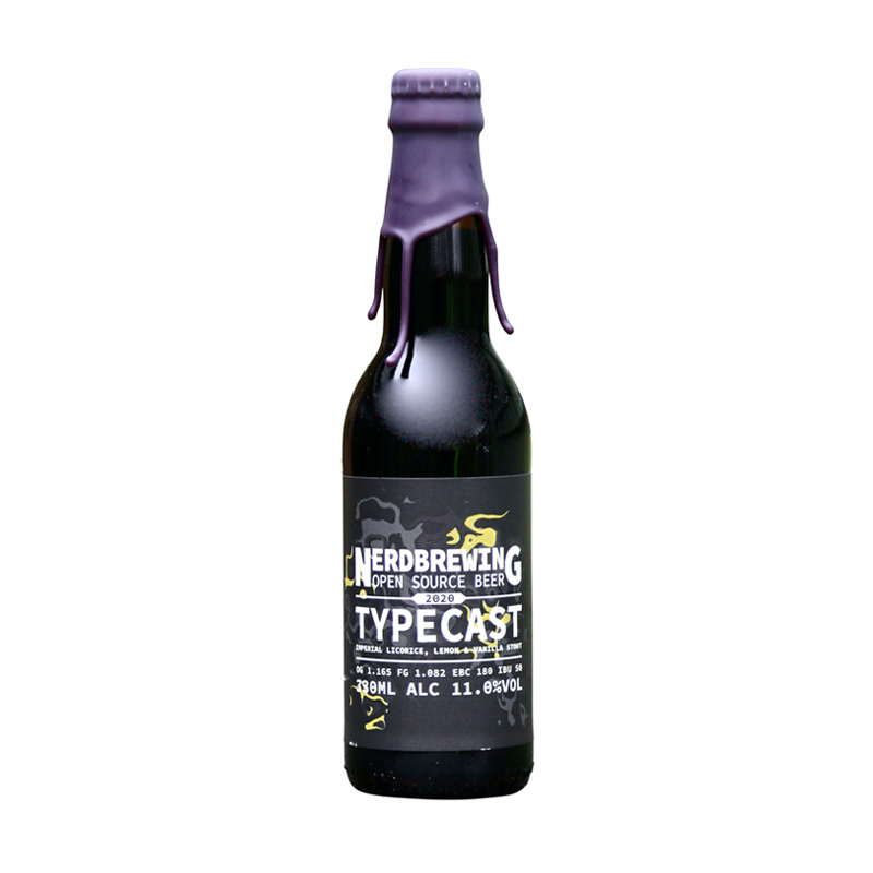 Nerdbrewing - Typecast Imperial Licorice Lemon & Vanilla Stout