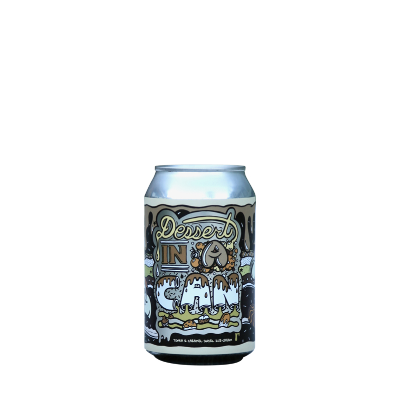 Amundsen - Tonka & Caramel Swirl Ice Cream Dessert in a Can