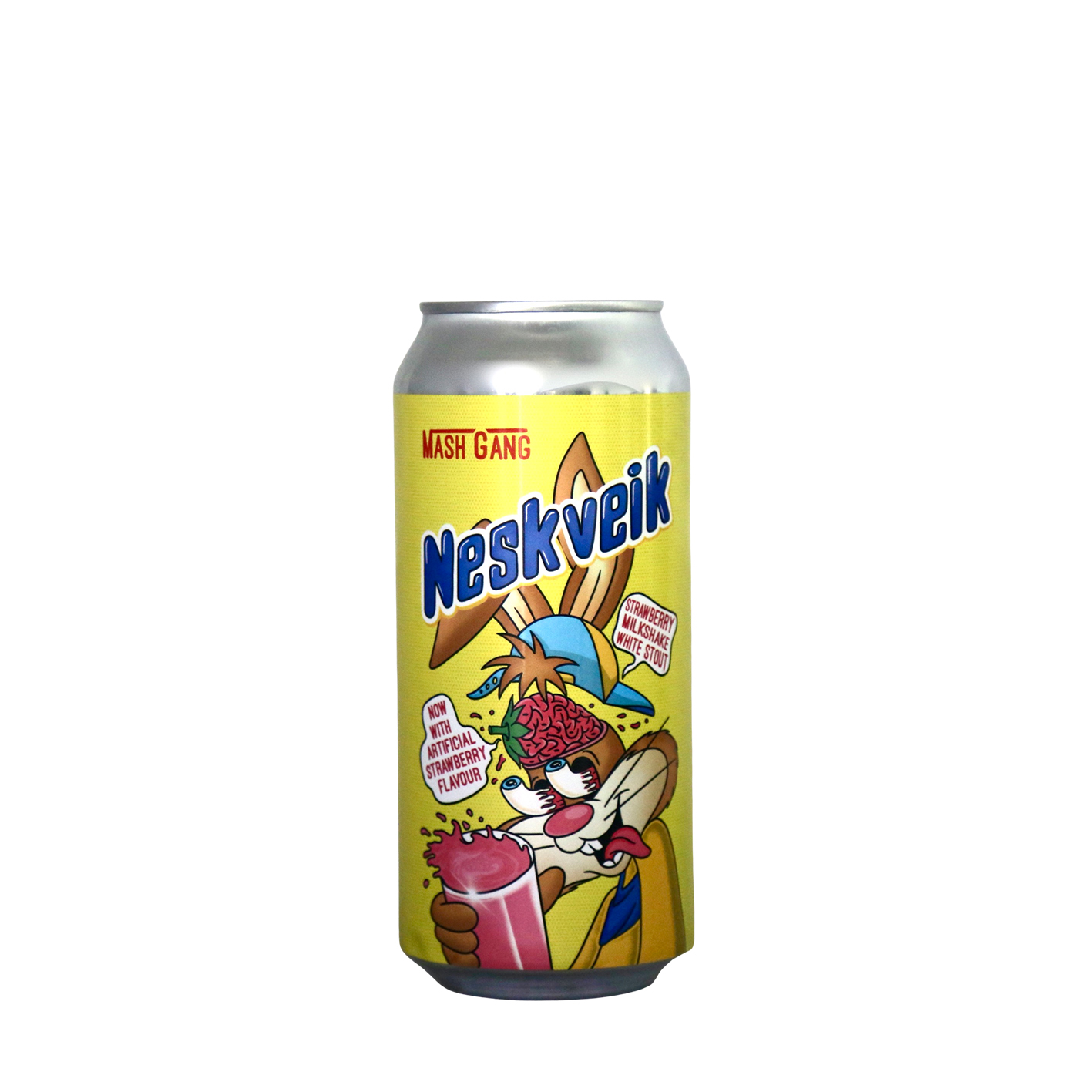 Mash Gang – NesKveik Strawberry & Vanilla White Stout (Low/No Alcohol)