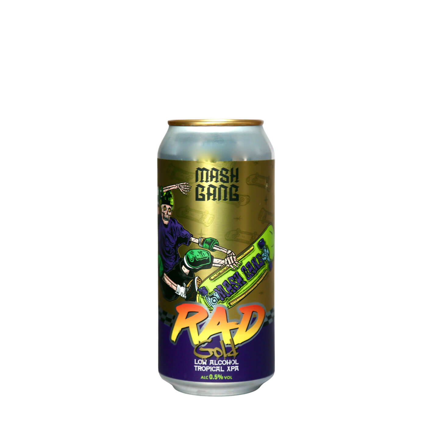 Mash Gang – Rad Gold Tropical XPA (Low/No Alcohol)
