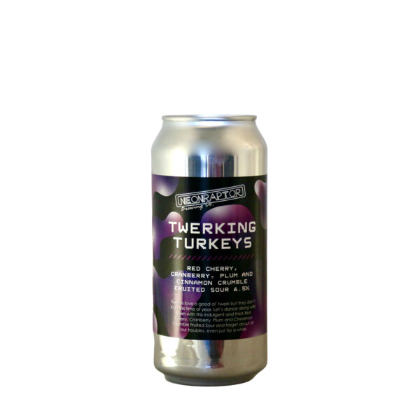 Neon Raptor – Twerking Turkeys Sweet Cherry, Cranberry & Plum Lassi Gose