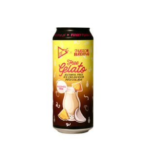 Funky Fluid  Free Gelato: Pina Colada Ice Cream Sour (LowNo Alcohol) - Craft Metropolis