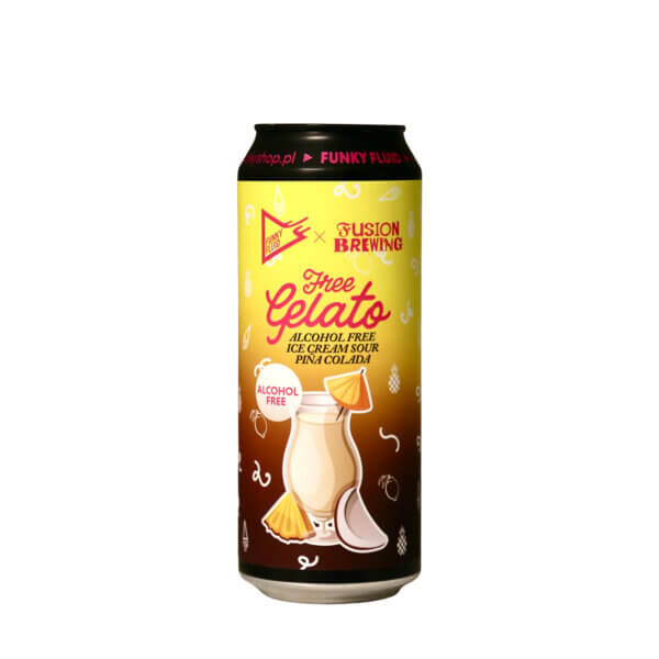 Funky Fluid – Free Gelato: Pina Colada Ice Cream Sour (Low/No Alcohol)