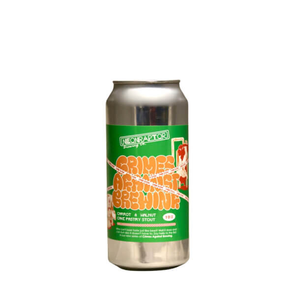 Neon Raptor – Crimes Against Brewing Carrot & Walnut Cake Imperial Pastry Stout