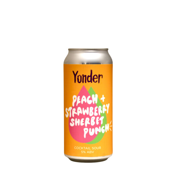 Yonder – Peach + Strawberry Sherbet Punch Cocktail Sour
