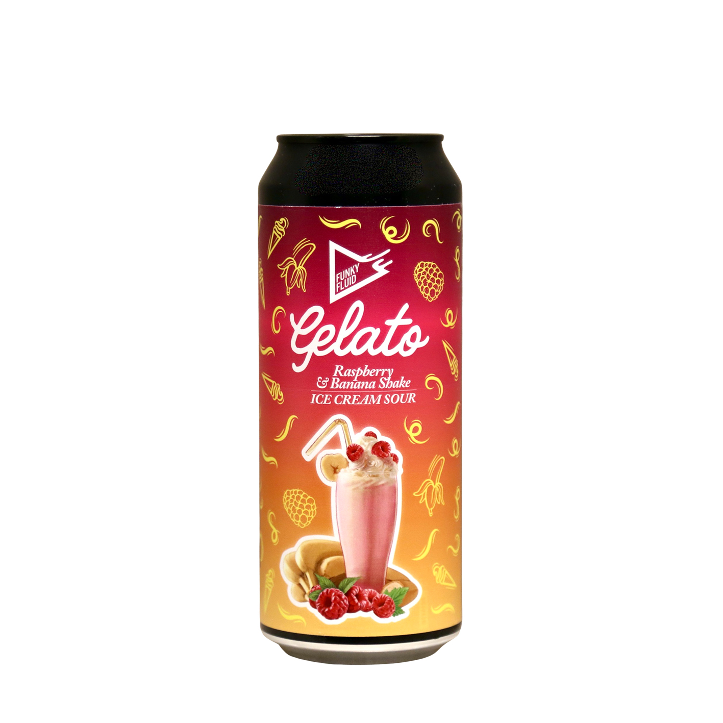 Funky Fluid – Gelato: Raspberry & Banana Shake Sour