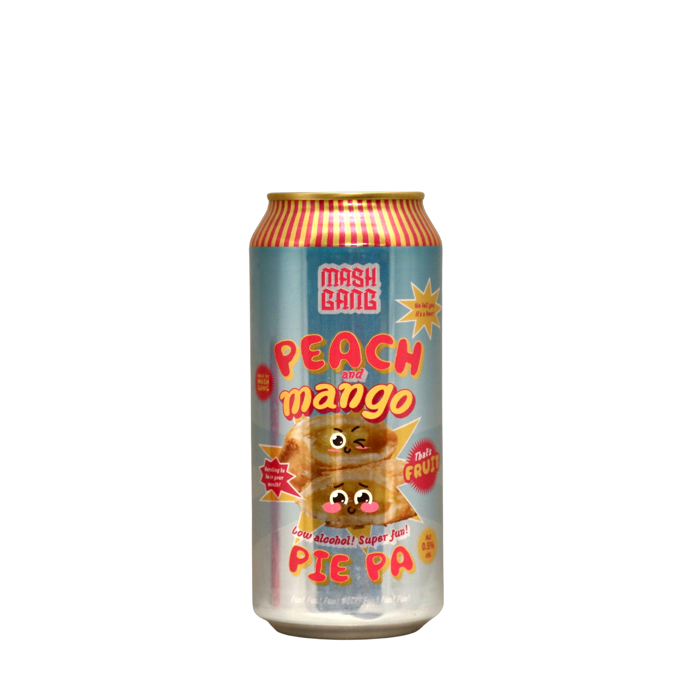 Mash Gang - Pie PA Mango & Peach IPA (Low/No Alcohol)