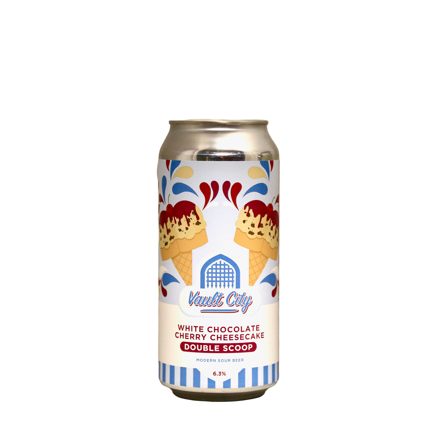 Vault City - White Chocolate Cherry Cheesecake Double Scoop