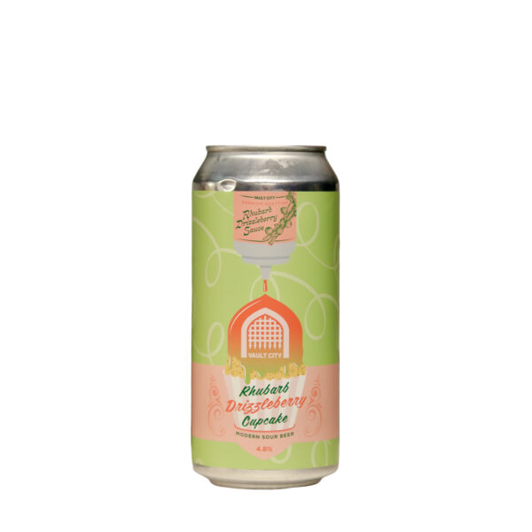 Vault City - Rhubarb Drizzleberry Cupcake