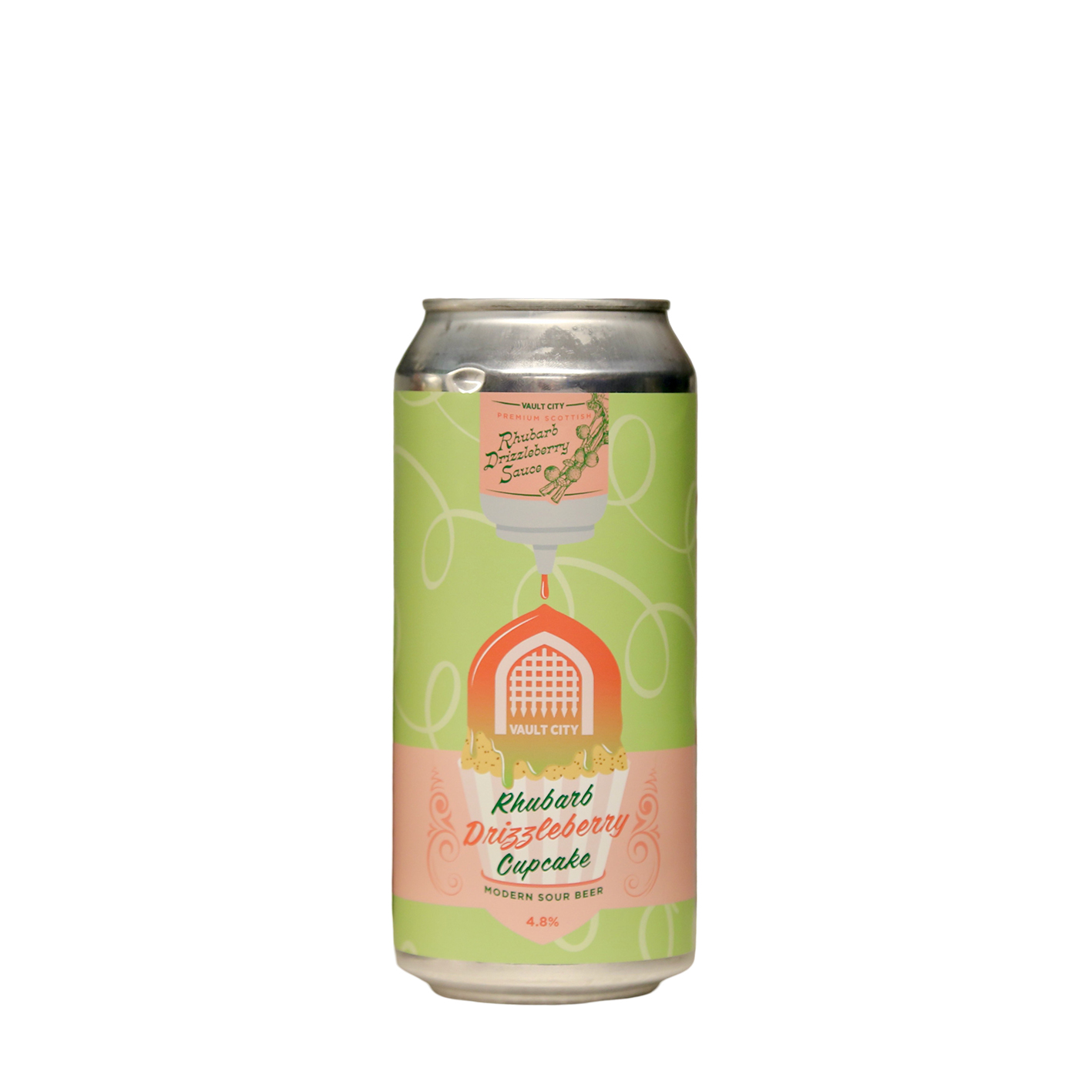 Vault City - Rhubarb Drizzleberry Cupcake
