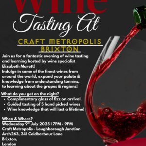 Event - Old World vs New World Wine Tasting, Wed 9th July