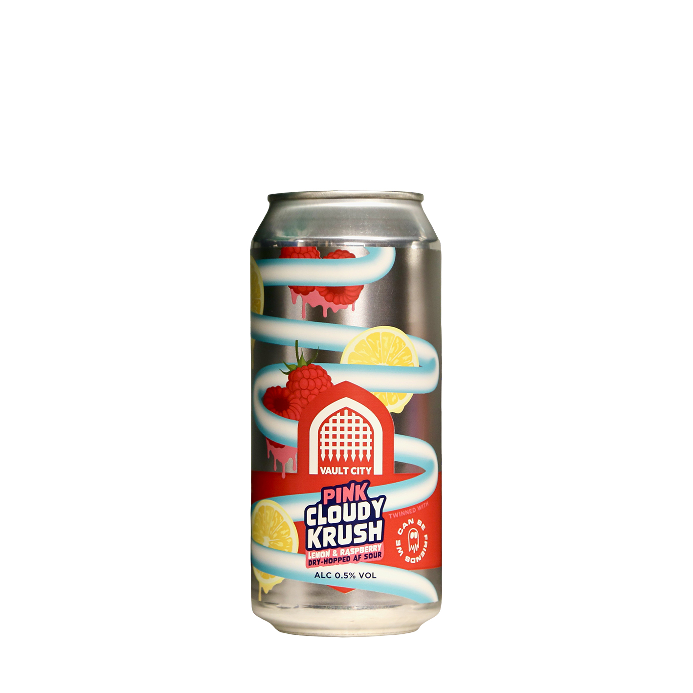 Vault City | We Can Be Friends - Pink Cloudy Krush Dry-Hopped AF Sour (Low/No Alcohol)